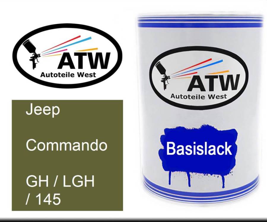 Jeep, Commando, GH / LGH / 145: 500ml Lackdose, von ATW Autoteile West.